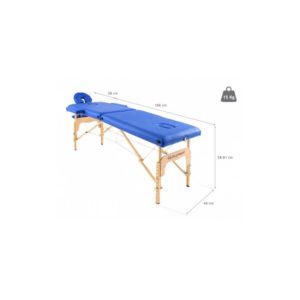 Table de massage pliante en bois C002