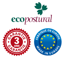 Ecopostural 3 ans garantie fabrique en Europe