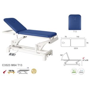 C3523 Ecopostural table de massage électrique en 2 plans