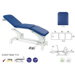 C3537 Ecopostural table de massage électrique en 3 plans