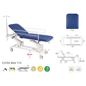 C3702 Ecopostural table de massage hydraulique en 2 plans