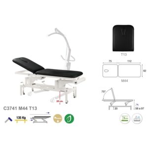 C3742 Ecopostural table de massage hydraulique en 2 plans