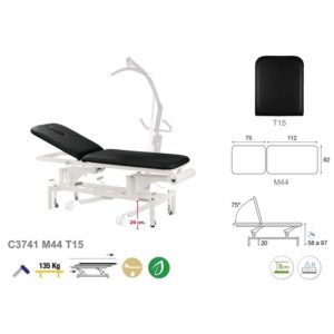 C3742 Ecopostural table de massage hydraulique en 2 plans