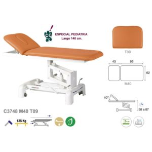 C3748 Ecopostural table de massage hydraulique en 2 plans