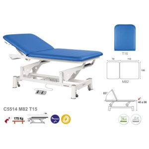 C5514 Ecopostural table de massage électrique en 2 plans