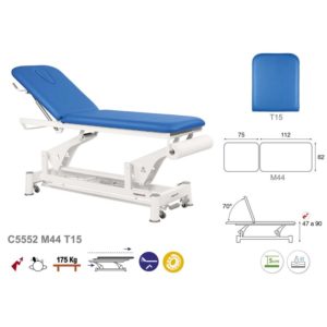 C5552 Ecopostural table de massage électrique en 2 plans