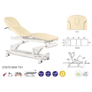 C5579 Ecopostural table de massage électrique en 4 plans