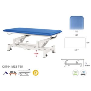 C5704 Table de massage bobath en 1 plan Ecopostural