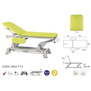 C5951 Ecopostural table de massage électrique en 2 plans