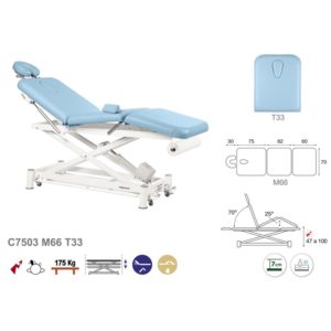 C7503 Ecopostural table de massage électrique en 3 plans