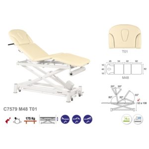 C7579 Ecopostural table de massage électrique en 4 plans