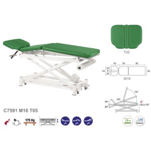 C7591 Ecopostural table de massage électrique en 3 plans