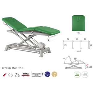 C7926 Ecopostural table de massage électrique en 3 plans