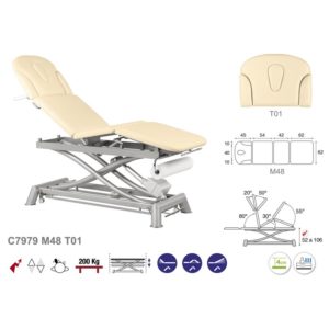 C7979 Ecopostural table de massage électrique en 4 plans