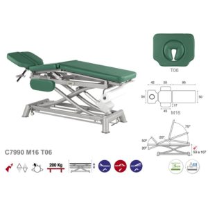 C7990 Ecopostural table de massage électrique en 3 plans
