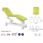 C5557 Table de massage électrique en 3 plans Ecopostural