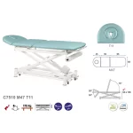 C7510 Table de massage électrique en 3 plans Ecopostural