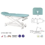 C7510 Table de massage électrique en 3 plans Ecopostural