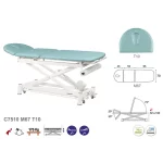 C7510 Table de massage électrique en 3 plans Ecopostural