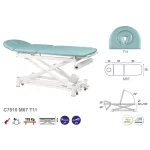 C7510 Table de massage électrique en 3 plans Ecopostural