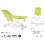 C7551 Table de massage électrique en 2 plans Ecopostural