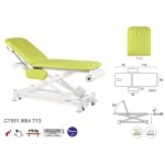 C7551 Table de massage électrique en 2 plans Ecopostural